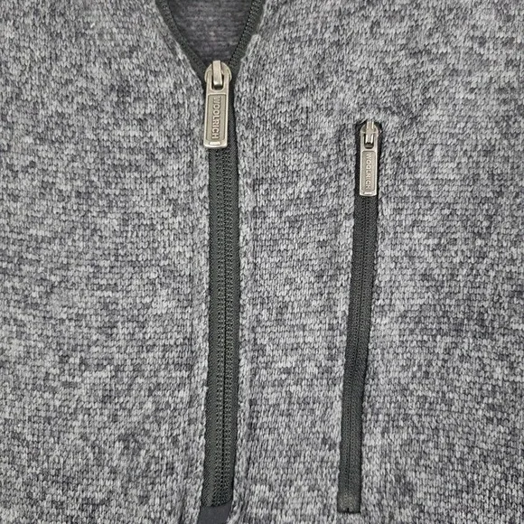 Woolrich Gray‎ Angler Fleece Sweater Medium - Picture 3 of 4